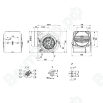 Центробежный вентилятор ebmpapst D2E146HS9703
