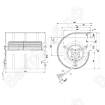 Центробежный вентилятор ebmpapst D3G133DD6713