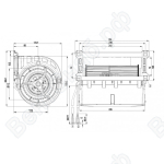 Центробежный вентилятор ebmpapst D3G133LU0101