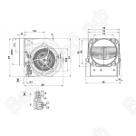 Центробежный вентилятор ebmpapst D3G146HS0533