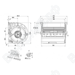 Центробежный вентилятор ebmpapst D3G146LV1330_1