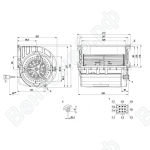 Центробежный вентилятор ebmpapst D4E146LV1914_1
