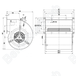 Центробежный вентилятор ebmpapst D4E225EH0101_1