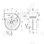 Центробежный вентилятор ebmpapst G2E120AR7741_1