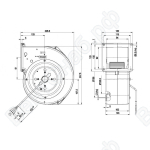 Центробежный вентилятор ebmpapst G2E146DW0701_1