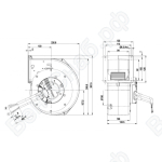 Центробежный вентилятор ebmpapst G3G160AC5001_1