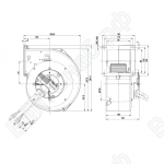 Центробежный вентилятор ebmpapst G3G160AD5201