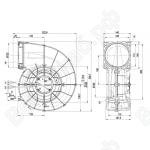 Центробежный вентилятор ebmpapst G3G190RG1901