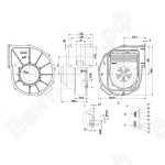 Центробежный вентилятор ebmpapst G3G250GN4401_1