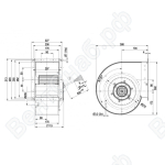 Центробежный вентилятор ebmpapst G4D250EC1003_1