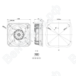 Центробежный вентилятор ebmpapst K2D200AA0202_1