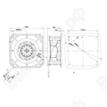 Центробежный вентилятор ebmpapst K2E133RA0301_1
