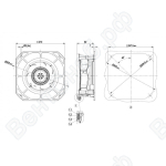 Центробежный вентилятор ebmpapst K2E220RB0601_1