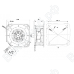 Центробежный вентилятор ebmpapst K3G133RA0103_1