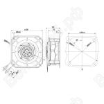 Центробежный вентилятор ebmpapst K3G190RD4503_1