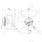 Центробежный вентилятор ebmpapst K3G250AT3972_1