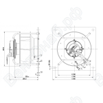 Центробежный вентилятор ebmpapst K3G280AT0472_1