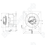 Центробежный вентилятор ebmpapst K3G280AU11C2_1