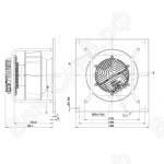 Центробежный вентилятор ebmpapst K3G310BB4932_1