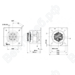 Центробежный вентилятор ebmpapst K3G310PH5802