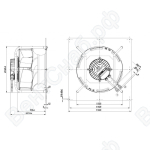 Центробежный вентилятор ebmpapst K3G310RR05H2_1