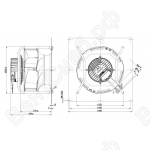 Центробежный вентилятор ebmpapst K3G310RS05J2_1