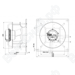 Центробежный вентилятор ebmpapst K3G355AX5690_1
