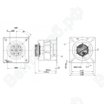 Центробежный вентилятор ebmpapst K3G355PI9302