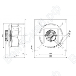 Центробежный вентилятор ebmpapst K3G355RT01I2_1
