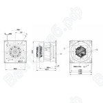 Центробежный вентилятор ebmpapst K3G400PA2771