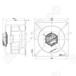 Центробежный вентилятор ebmpapst K3G450AY8602_1