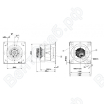 Центробежный вентилятор ebmpapst K3G450PB2401