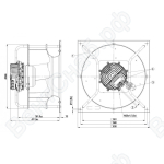 Центробежный вентилятор ebmpapst K3G500AP2501_1