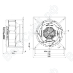 Центробежный вентилятор ebmpapst K3G500RA2471_1