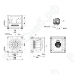 Центробежный вентилятор ebmpapst K3G630PV0401