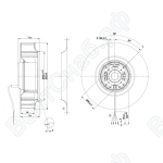 Центробежный вентилятор ebmpapst R1G220AB3592_1