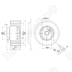 Центробежный вентилятор ebmpapst R2D160AC0213