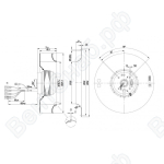 Центробежный вентилятор ebmpapst R2D220AC1420