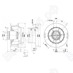 Центробежный вентилятор ebmpapst R2D280RB0602_1