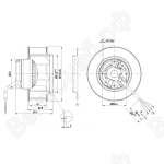 Центробежный вентилятор ebmpapst R2E133BH6605_1