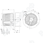 Центробежный вентилятор ebmpapst R2E150AP8201_1