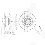 Центробежный вентилятор ebmpapst R2E175AR7005