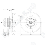 Центробежный вентилятор ebmpapst R2E180CF9101