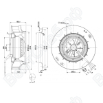 Центробежный вентилятор ebmpapst R2E190RA2610_1