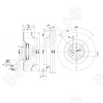 Центробежный вентилятор ebmpapst R2E220AA4071