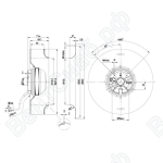 Центробежный вентилятор ebmpapst R2E220AA4080_1