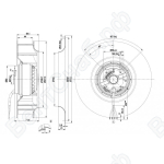 Центробежный вентилятор ebmpapst R2E220AD1911_1