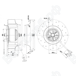 Центробежный вентилятор ebmpapst R2E225AX5205_1