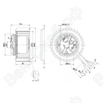 Центробежный вентилятор ebmpapst R3G140AF2310