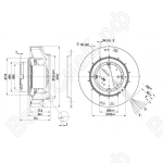 Центробежный вентилятор ebmpapst R3G190RG1920